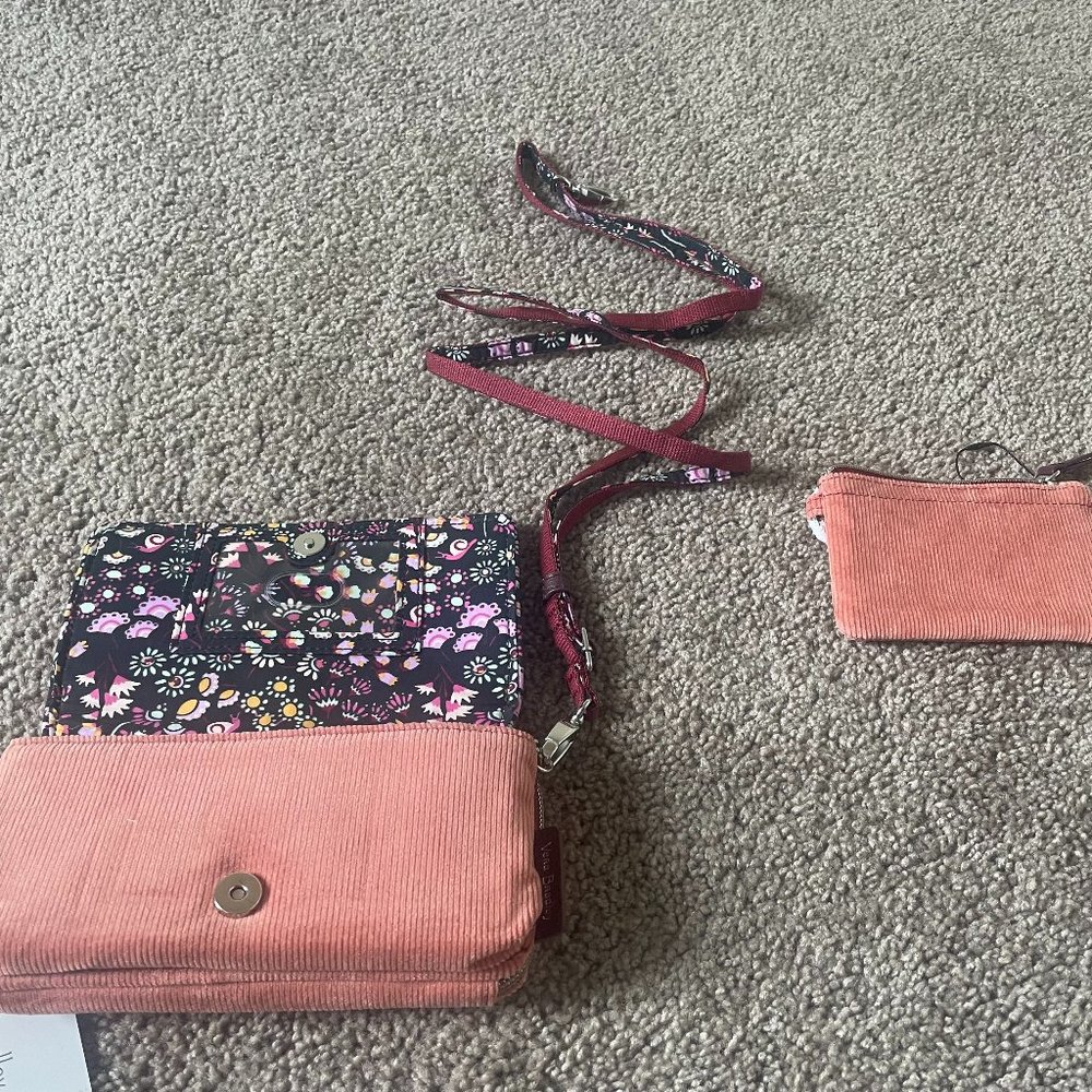 Vera Bradley Cross Body Purse Wristlet and Wallet
